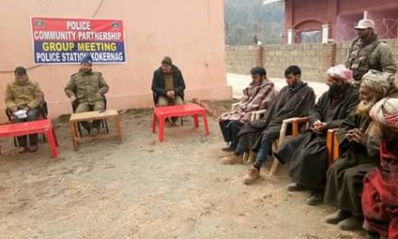 POLICE COMMUNITY PARTNERSHIP GROUP (PCPG) MEETING HELD AT SDPO OFFICE KOKERNAG.