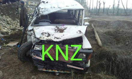 11 passengers injured after Sumo skidded off the road in Achabal Anantnag