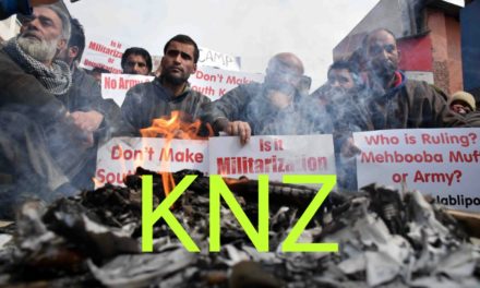 Legislator Rasheed, Jablipora residents protest in Srinagar, demand removal of army camp.