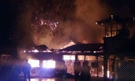 Reportedly Kashmir University Guest House on Fire.