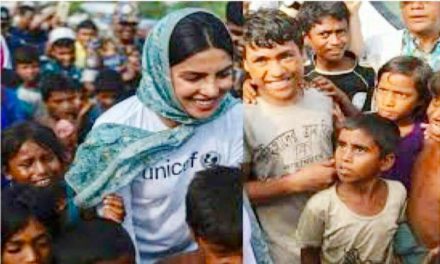 Indian actress Priyanka Chopra visits Rohingya refugee camps in Bangladesh