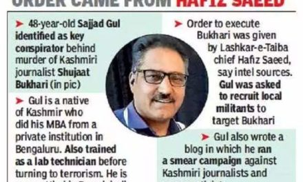 Mastermind of Kashmiri editor’s murder did MBA in Bengaluru