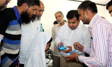 Education Department distributes Aids and Appliances under SSA scheme