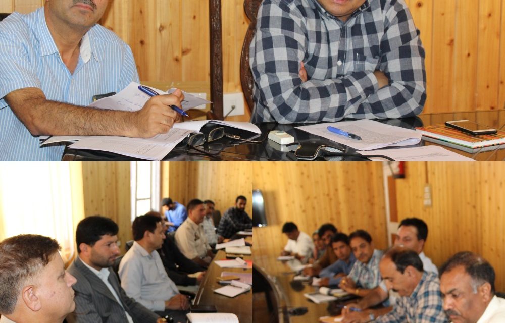 DDC Ganderbal chairs disaster preparedness meeting