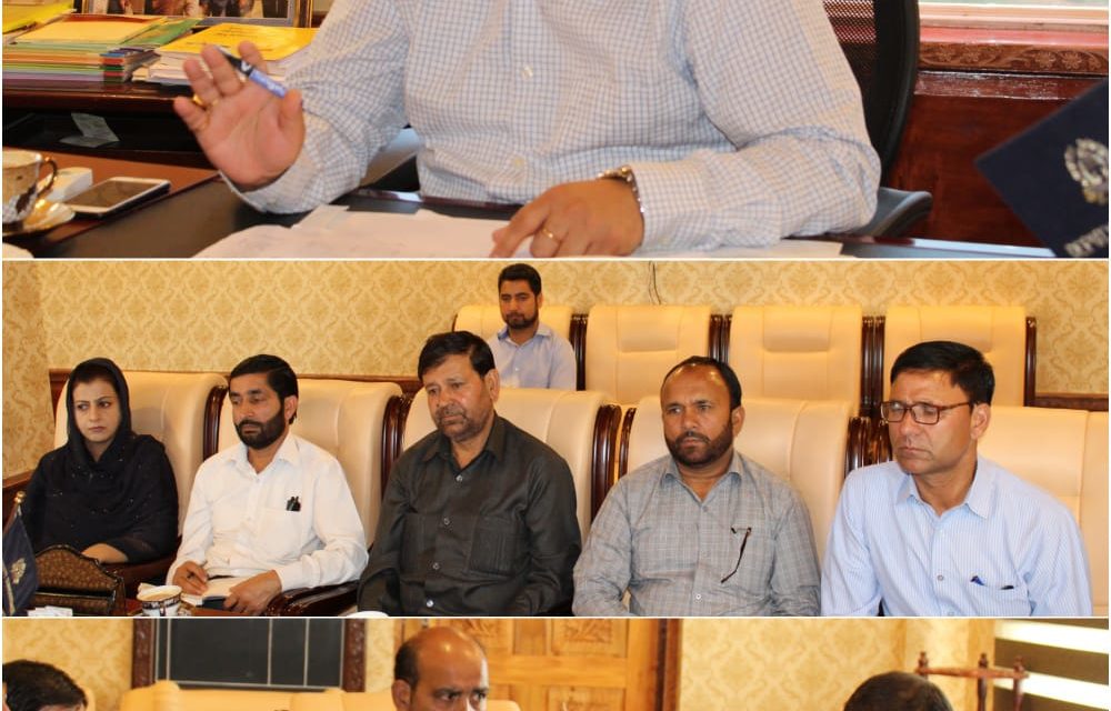 DDC G’bal reviews progress of DILRMP  Jamabandies of 68 villages completed