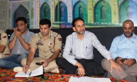 ADC G’bal visits Dab, reviews Muharram arrangements in the area