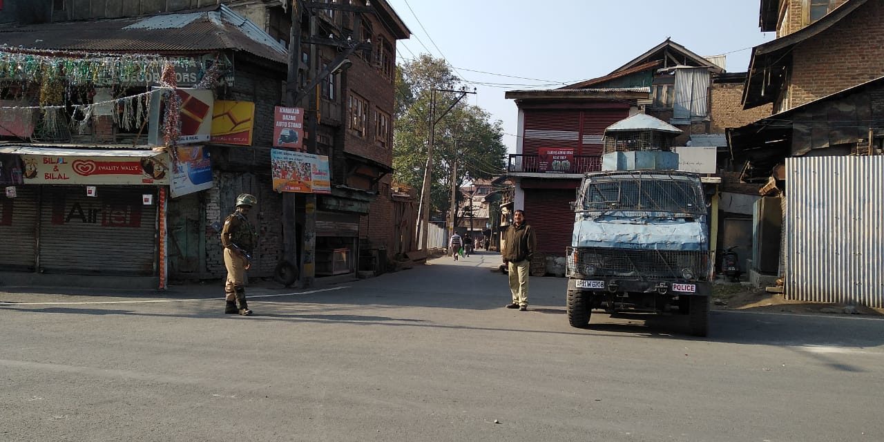 Shutdown, restrictions paralyse life in Kashmir