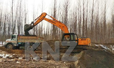 Popular Trees cut-down for illegal sand mining in Wakura Ganderbal