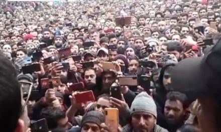 ‘Yaha kya chalega? Nizam-e-Mustafa’ slogans raised during Shah Faesal’s public meet in Kupwara