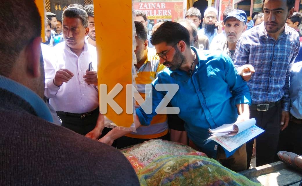 Food Safety Department conducted market awerness in Kangan Ganderbal