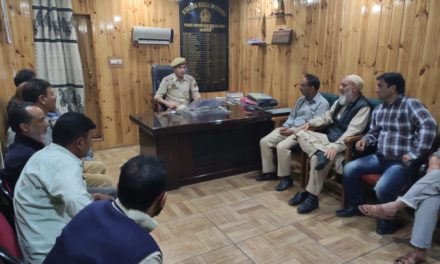 Public interactive meetings held at PS R.M. Bagh, PS Sherghari & PS Lalbazar Srinagar