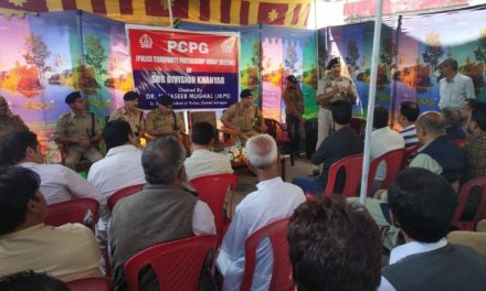 SSP Srinagar chairs PCPG meeting at Police Station Khanyar
