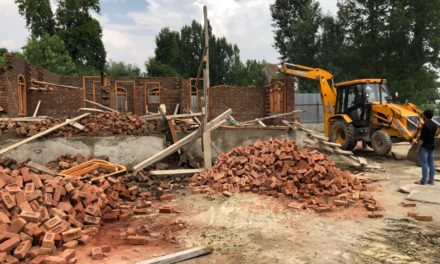 Tehsildar Ganderbal conducts anti-encroachment drive at Malshibagh