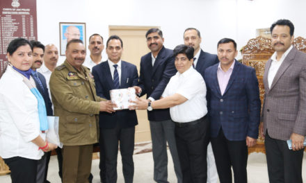 DGP felicitates Police Badminton team for winning medals in All India Police Badminton C’ship