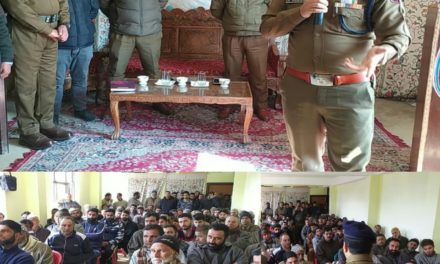 Ganderbal Police Conducted PCPG Meeting at Safapora.