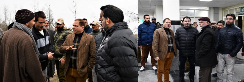 DDC paid surprise visit to Distt. Hospital Ganderbal, visited Bus Adda