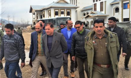 DDC Ganderbal inspects developmental works at Unani Medical College