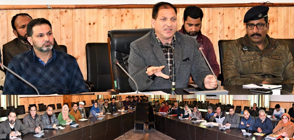 Corona Virus outbreak Preparedness reviewed at Ganderbal  District Control Room Established