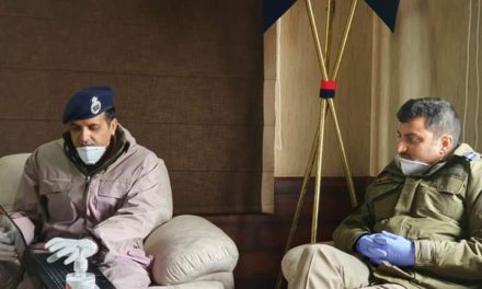 DIG CKR Visited District Ganderbal To Review Security Scenario