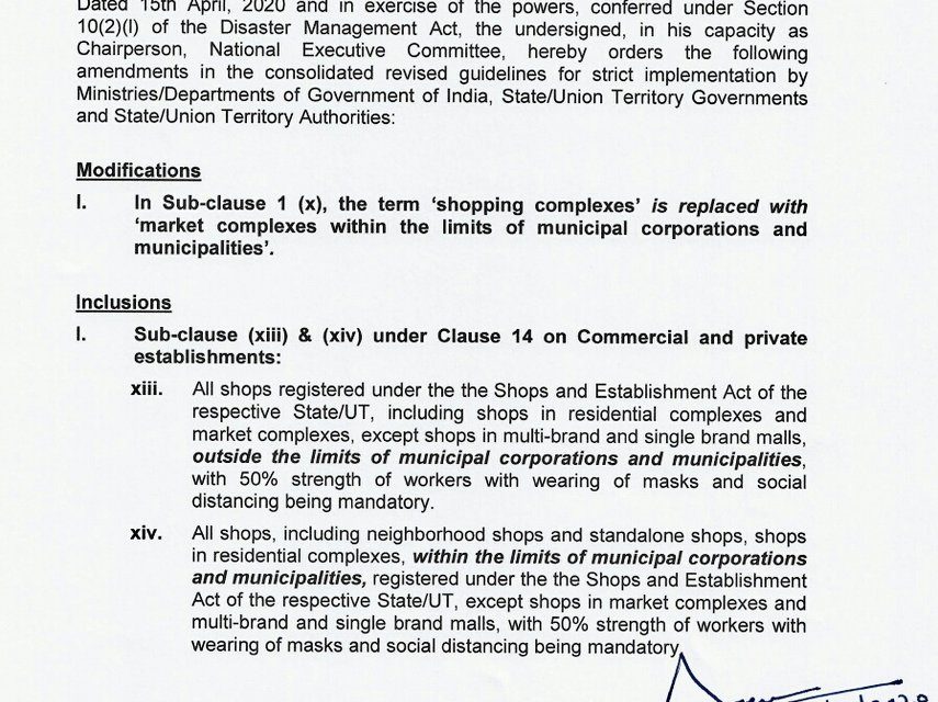 Covid-19 lockdown: Centre takes a giant leap in midnight order, let local shops open from today