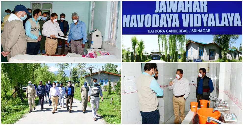 JNV Hatbara designated as 400 bedded COVID Care Center, DC inspects availability of logistic, allied facilities