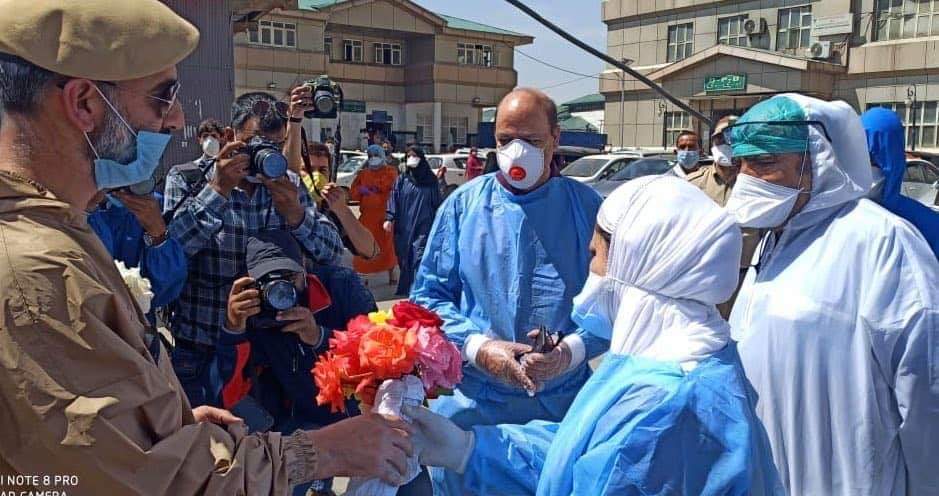 ‘To doctors, with love from police’