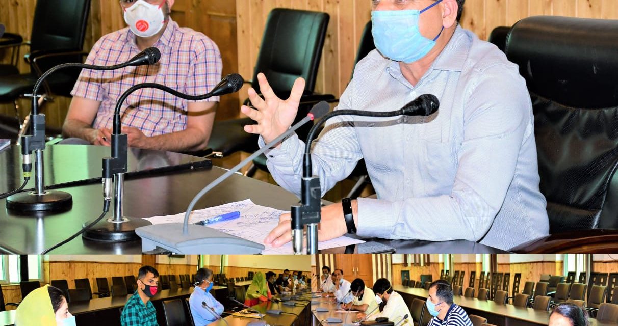 DDC holds meeting of Block Development Council Chairpersons of Ganderbal