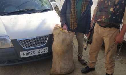 Kulgam Police arrests a drug peddler; Contraband substance recovered