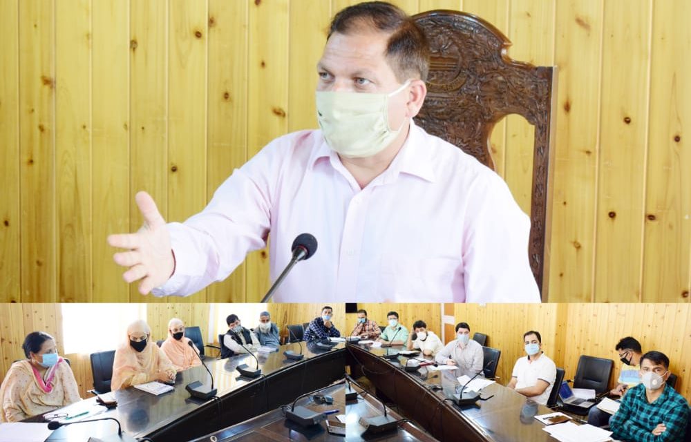 DDC Ganderbal reviews Functioning of RDD