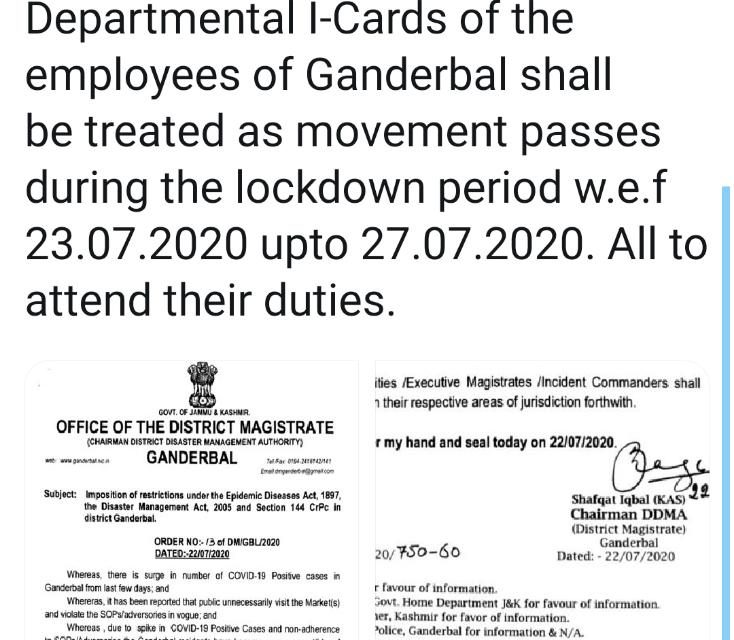 Strict lockdown and restrictions imposed, stay home or face action: SSP Ganderbal