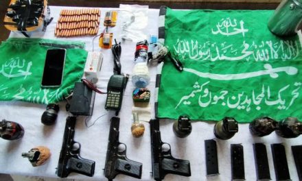 2 persons held, 3 pistols, ammunition recovered in POONCH