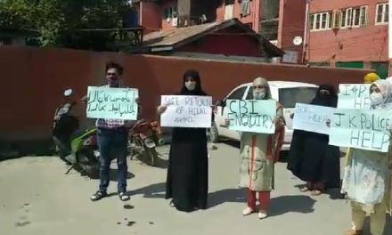 Missing of Scholar: Family demands CBI probe