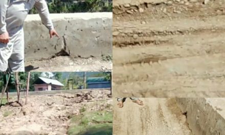 Jal Shakti department Ganderbal laid pipeline without NOC in Haider Maidan Gutlibagh,Locals aghast