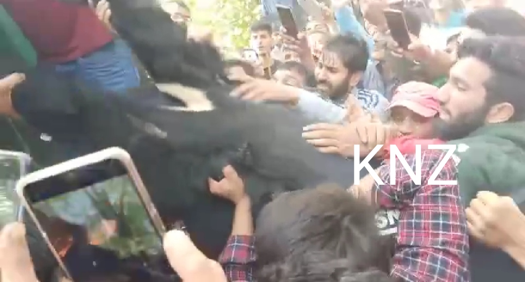 Bear caught in Ganderbal village