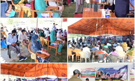 B2V3:Day 3 witnesses multifarious activities in Ganderbal district;DDC visits several Panchayat Halqas