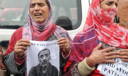 ‘All are innocent’ Amid rains family members of 3 Kashmiri men arrested by Delhi Police stage protest