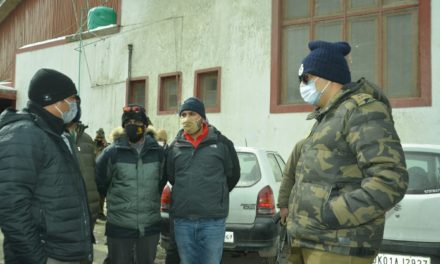 DC Kargil takes stock of renovation works of Auditorium Kargil