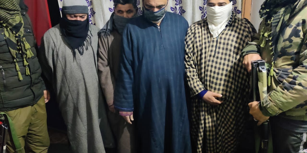 4 Gamblers arrested in Ganderbal,with stake money 29500