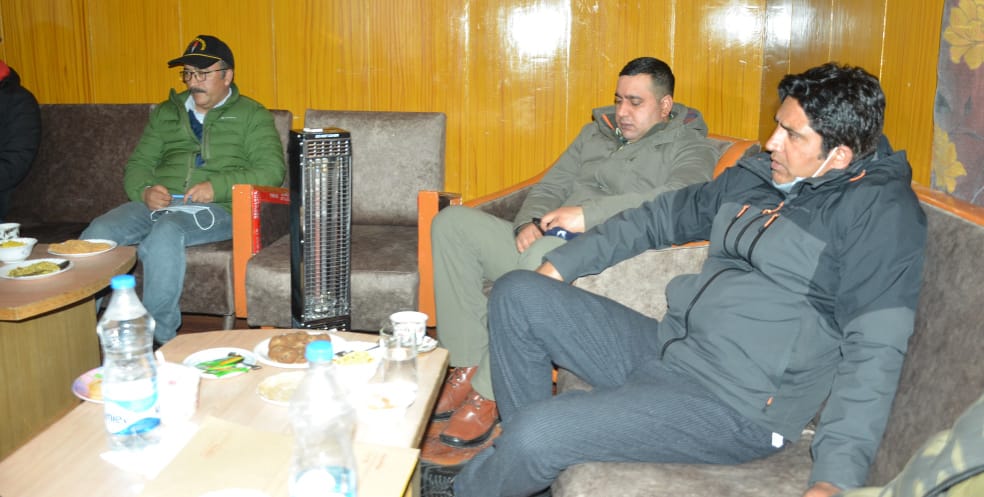 DC Kargil takes stock of developmental activities in Sankoo Sub Division
