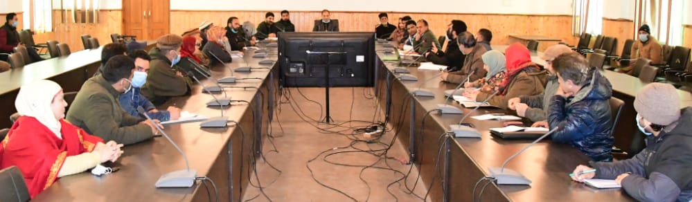 DDC Gbl convenes meeting of DDC Members, BDC Chairpersons for finalization of plan under PMGSY-III