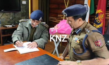 SSP Suhail Munawar Mir assumes charge as Senior Superintendent of Police Ganderbal
