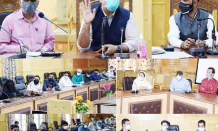 DC B’pora reviews Covid-19 mitigation measures in the district