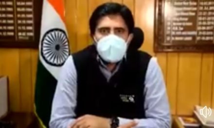 DC Pulwama holds Press Conference;Appeals people to stick to COVID SOPs.