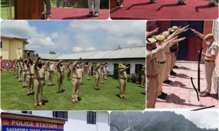 Ganderbal Police organised a pledge ceremony on anti terrorism day