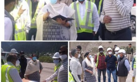 DC G’bl Krittika Jyotsna inspects work progress on Zojila, Z-Morh tunnel