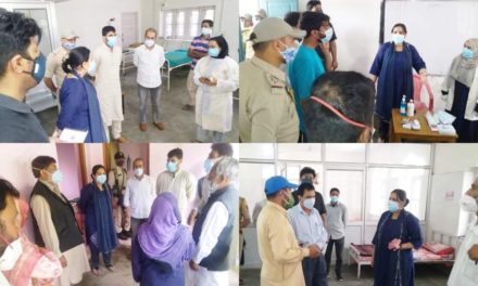 DC Gbl Krittika Jyotsna inspects arrangements at various Covid Care Centers