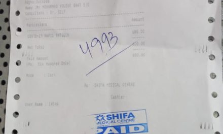 Shifa Hospital Srinagar Violates Govt Orders in Broad Daylight, Charges 600Rs for Rapid Antigen Covid Tests