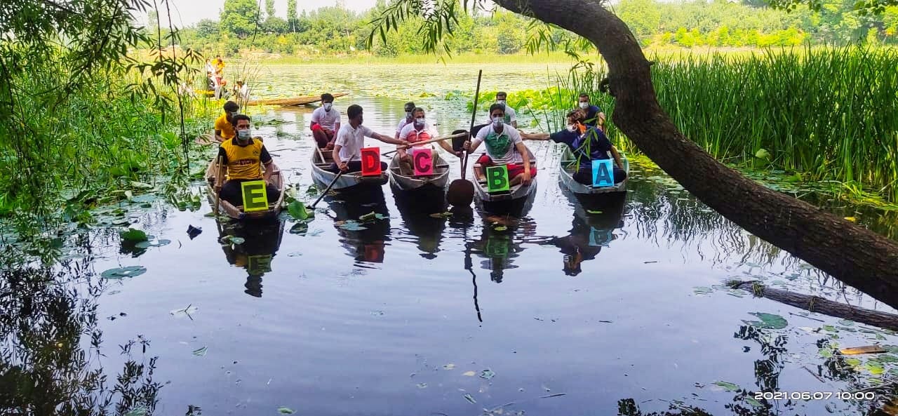 Army Camp, Badampura organised Water Sports for youth