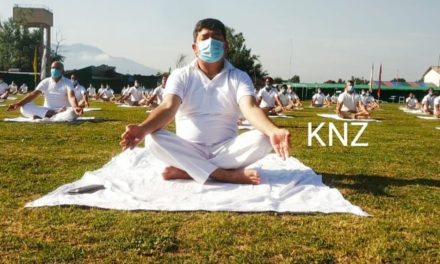 115BN CRPF celebrated International Yoga Day at Zakura Headquarter
