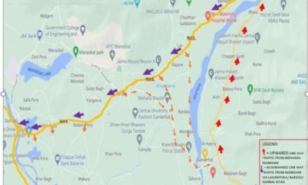 Wayil Bailey Bridge:Only One way traffic allowed from Beehama to Manigam from 4PM to 6:30PM till further orders:Ganderbal Police